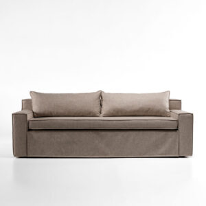 Canapé lit design haut de gamme Plateau par Colunex, dimensions généreuses et système automatique, disponible chez D-Style Interior.