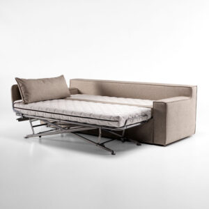 Canapé lit design haut de gamme Plateau par Colunex, dimensions généreuses et système automatique, disponible chez D-Style Interior.
