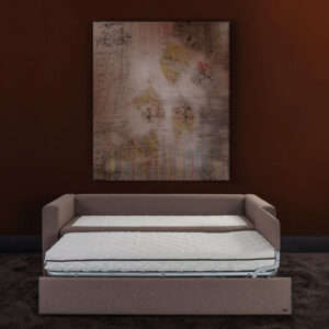Canapé lit design haut de gamme Sleeper par Colunex, système de transformation automatique, disponible chez D-Style Interior.