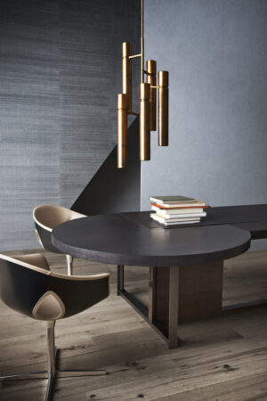Jobs | Bureau design haut de gamme Poltrona Frau par Rodolfo Dordoni, design italien haut de gamme en cuir Pelle Frau® et bois de rouvre, disponible chez D-Style Interior