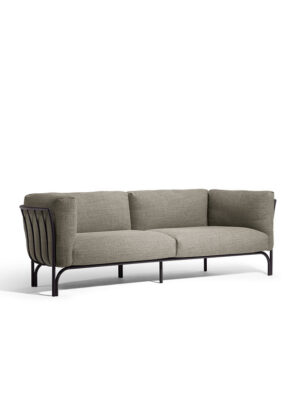 Canapé design haut de gamme Mirabell par Poltrona Frau, structure aluminium embossé avec coussins déhoussables, disponible chez D-Style Interior