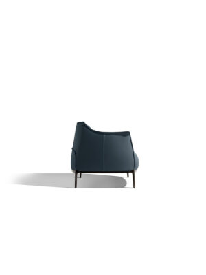 Archibald Canapé Poltrona Frau : canapé design haut de gamme deux places signé Jean-Marie Massaud. Structure acier, cuir Pelle Frau®. D-Style Interior.
