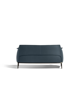 Archibald Canapé Poltrona Frau : canapé design haut de gamme deux places signé Jean-Marie Massaud. Structure acier, cuir Pelle Frau®. D-Style Interior.