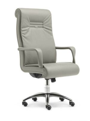 Forum Fauteuil President Poltrona Frau : fauteuil design haut de gamme pour direction. Structure bois, cuir Pelle Frau®, base aluminium. D-Style Interior.