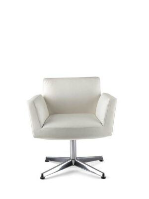 Chaises de bureau Chancellor Poltrona Frau, design Lievore-Altherr-Molina en cuir Pelle Frau. Mobilier de bureau haut de gamme disponible chez D-Style Interior.