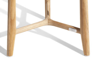 The Secret Garden | Table basse design haut de gamme Poltrona Frau, teck massif naturel et plateau en grès émaillé, disponible chez D-Style Interior