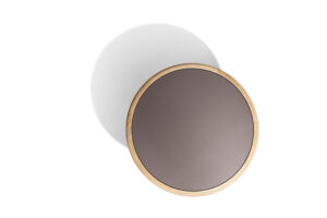 The Secret Garden | Table basse design haut de gamme Poltrona Frau, teck massif naturel et plateau en grès émaillé, disponible chez D-Style Interior