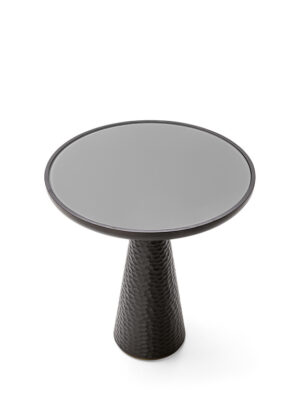 DUO | Table basse design haut de gamme Poltrona Frau, frêne massif sculpté à la main et plateau en marbre ou verre laqué, disponible chez D-Style Interior