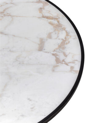 DUO | Table basse design haut de gamme Poltrona Frau, frêne massif sculpté à la main et plateau en marbre ou verre laqué, disponible chez D-Style Interior