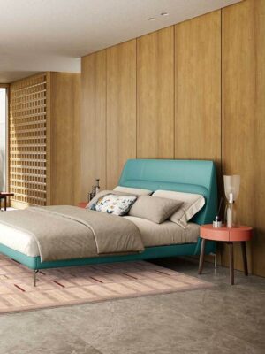 Fiorile | Table basse design haut de gamme Poltrona Frau avec tiroirs, base frêne moka ou wengé, plateau cuir Pelle Frau® ou bois marqueté, formes modulables, disponible chez D-Style Interior