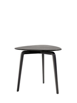 Fiorile | Table basse design haut de gamme triangulaire Poltrona Frau, piètement frêne moka ou wengé, plateau bois ou marbre Calacatta, formes modulables, disponible chez D-Style Interior
