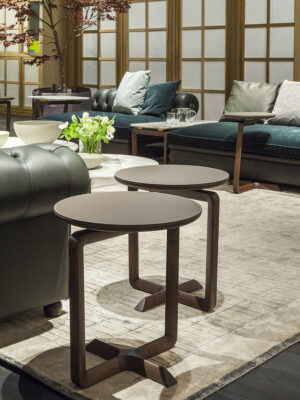 Fidelio | Table basse Ø45cm - Table basse design haut de gamme Poltrona Frau disponible chez D-Style Interior