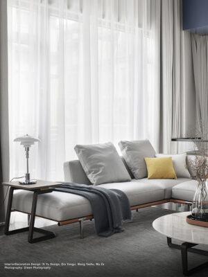 Fidelio | Table basse 53x42x55cm - Table basse design haut de gamme Poltrona Frau disponible chez D-Style Interior