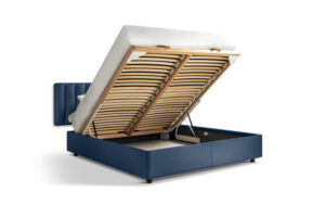 Ferdinandea Lit avec coffr + Boiserie de Poltrona Frau, en cuir Pelle Frau® Confort, élégance et design haut de gamme italien. Disponible chez D-Style Interior.