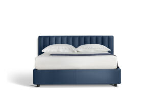 Ferdinandea Lit avec coffr + Boiserie de Poltrona Frau, en cuir Pelle Frau® Confort, élégance et design haut de gamme italien. Disponible chez D-Style Interior.