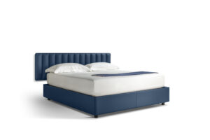 Ferdinandea Lit avec coffr + Boiserie de Poltrona Frau, en cuir Pelle Frau® Confort, élégance et design haut de gamme italien. Disponible chez D-Style Interior.