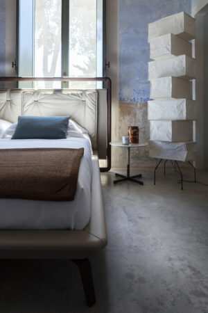Volare Due Lit design haut de gamme par Poltrona Frau en cuir Pelle Frau® et bois massif, design italien, disponible chez D-Style Interior