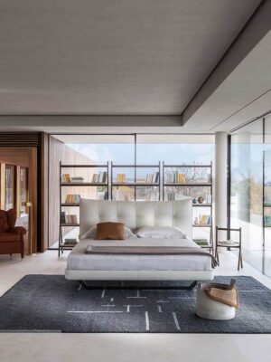 Aurora Tre Lit design haut de gamme en cuir Pelle Frau® par Poltrona Frau, design contemporain, disponible chez D-Style Interior