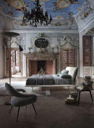 John-John Lit design haut de gamme en cuir Pelle Frau® par Poltrona Frau, design contemporain, disponible chez D-Style Interior
