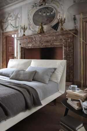 John-John Lit design haut de gamme en cuir Pelle Frau® par Poltrona Frau, design contemporain, disponible chez D-Style Interior