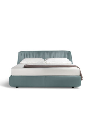 Archibald Lit avec coffre design haut de gamme en cuir Pelle Frau® par Poltrona Frau, design raffiné et fonctionnel, disponible chez D-Style Interior