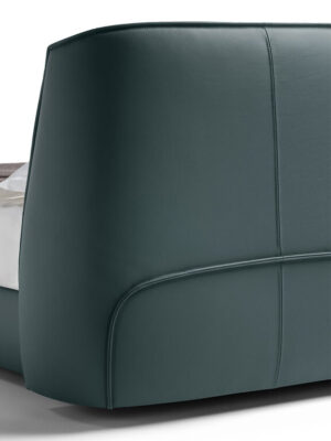 Archibald Lit avec coffre design haut de gamme en cuir Pelle Frau® par Poltrona Frau, design raffiné et fonctionnel, disponible chez D-Style Interior