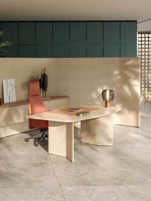 Trust | Bureau design haut de gamme Iconic Poltrona Frau par Lievore – Altherr – Park, bureau de direction en cuir Pelle Frau® ou Techno Wood, disponible chez D-Style Interior