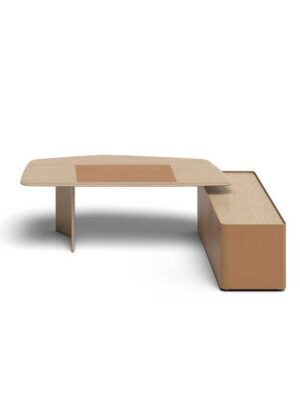 Trust | Bureau design haut de gamme Iconic Poltrona Frau par Lievore – Altherr – Park, bureau de direction en cuir Pelle Frau® ou Techno Wood, disponible chez D-Style Interior