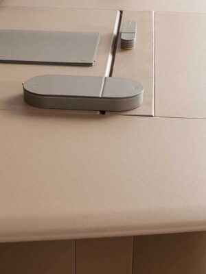 Trust | Bureau design haut de gamme Iconic Poltrona Frau par Lievore – Altherr – Park, bureau de direction en cuir Pelle Frau® ou Techno Wood, disponible chez D-Style Interior