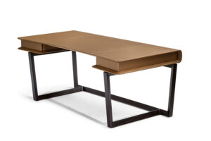 Peek-a-Book | Bureau design haut de gamme Poltrona Frau par Roberto Lazzeroni, design italien haut de gamme en cuir Pelle Frau® et frêne massif, disponible chez D-Style Interior