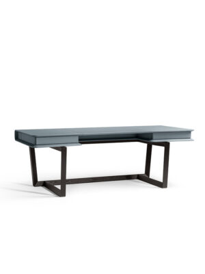 Peek-a-Book Grand Bureau design haut de gamme Poltrona Frau par Roberto Lazzeroni, cuir Pelle Frau® et frêne massif, design italien haut de gamme disponible chez D-Style Interior