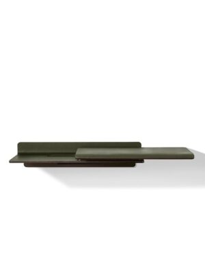 Iren Bureau design haut de gamme Wall Poltrona Frau par Kensaku Oshiro, bureau mural en frêne et cuir Pelle Frau®, design japonais haut de gamme disponible chez D-Style Interior