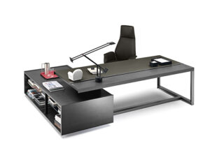 Jobs | Bureau design haut de gamme Poltrona Frau par Rodolfo Dordoni, design italien haut de gamme en cuir Pelle Frau® et bois de rouvre, disponible chez D-Style Interior