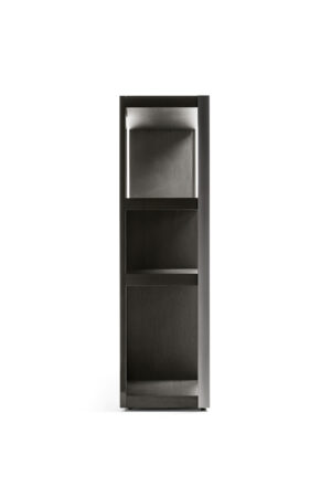 Bibliothèque design haut de gamme Jobs Cabinet par Poltrona Frau, design Rodolfo Dordoni avec structure acier et revêtement cuir Pelle Frau®, disponible chez D-Style Interior