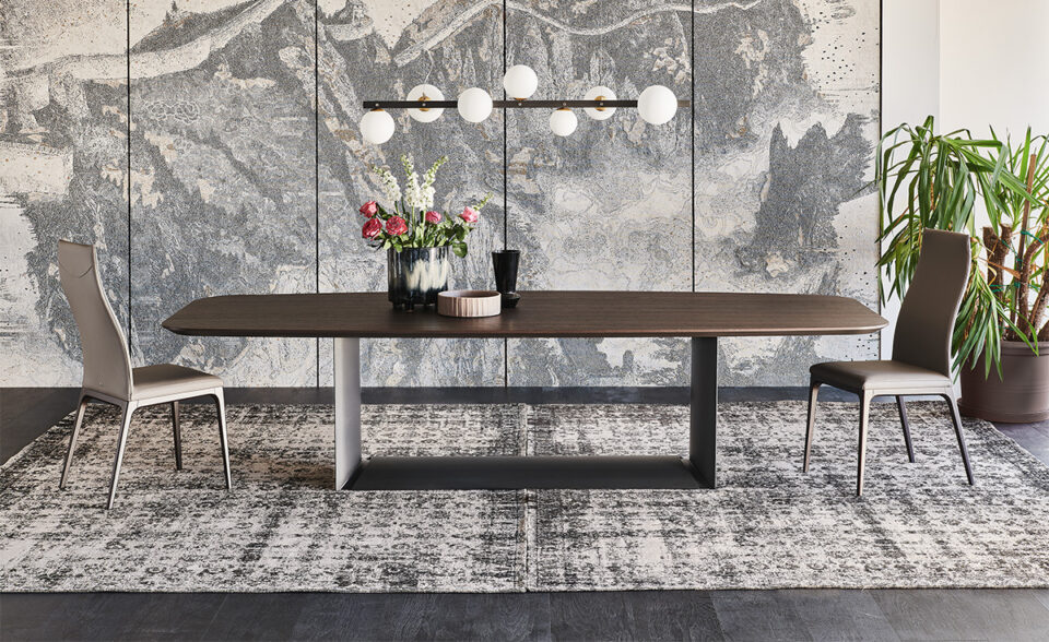 DRAGON Wood – Table en bois massif Cattelan Italia