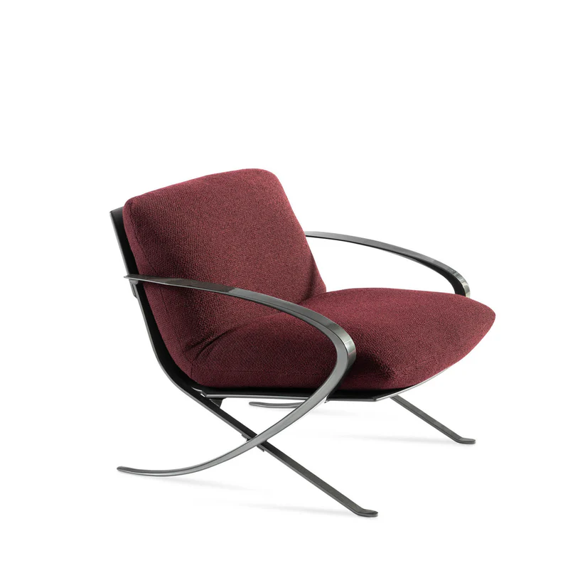Fauteuil design haut de gamme Type_17 – Bugatti Home inspiré de la C-Line avec finitions argent ou graphite