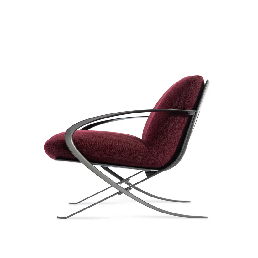 Fauteuil design haut de gamme Type_17 – Bugatti Home inspiré de la C-Line avec finitions argent ou graphite