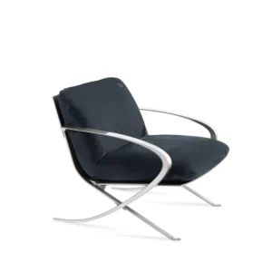 Fauteuil design haut de gamme Type_17 – Bugatti Home inspiré de la C-Line avec finitions argent ou graphite