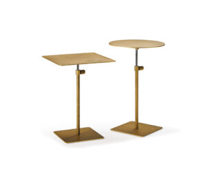 Table basse design haut de gamme Step par Cattelan Italia, hauteur réglable, structure acier, disponible chez D-Style Interior.
