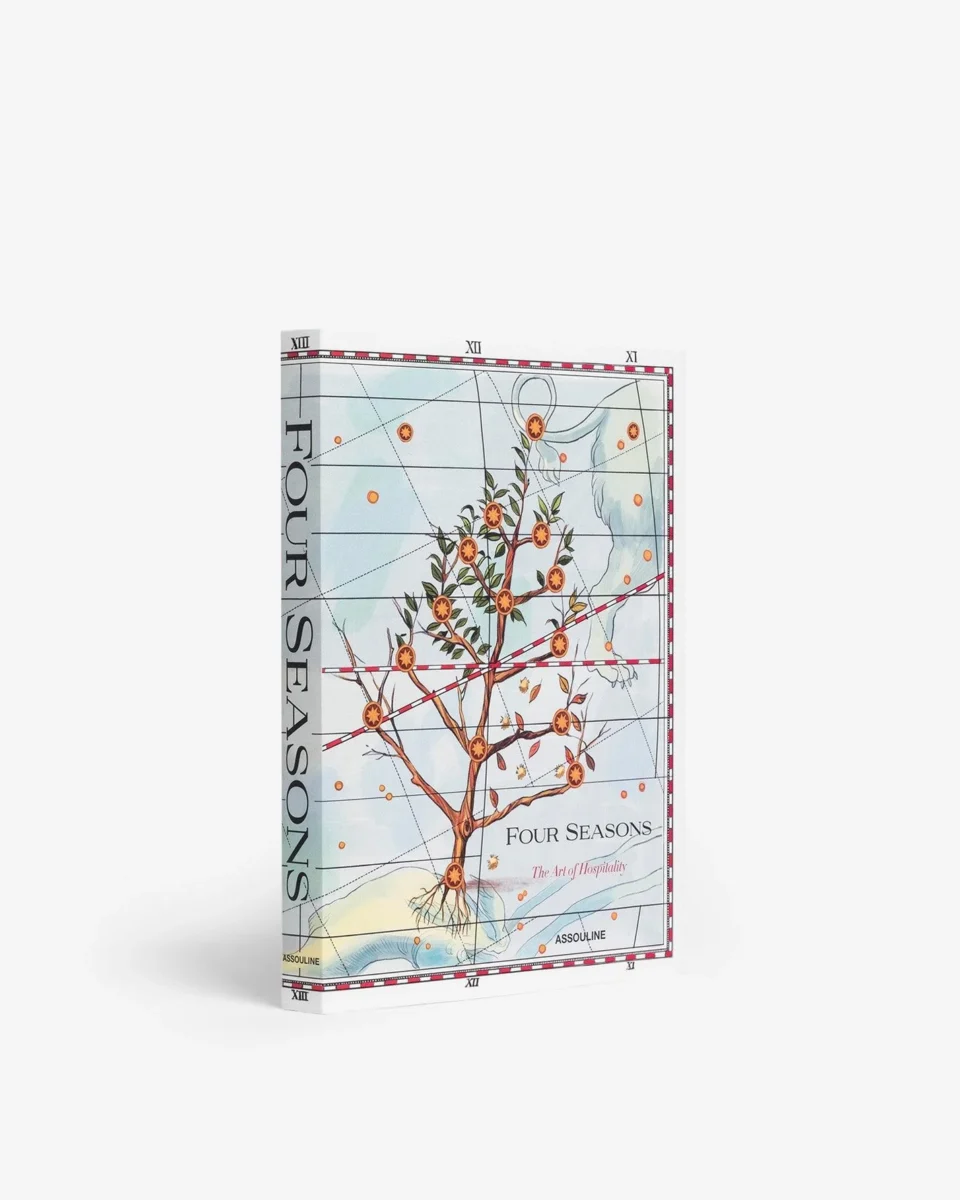 Livre design haut de gamme Four Seasons par Assouline, édition Classics avec illustrations originales, disponible chez D-Style Interior.