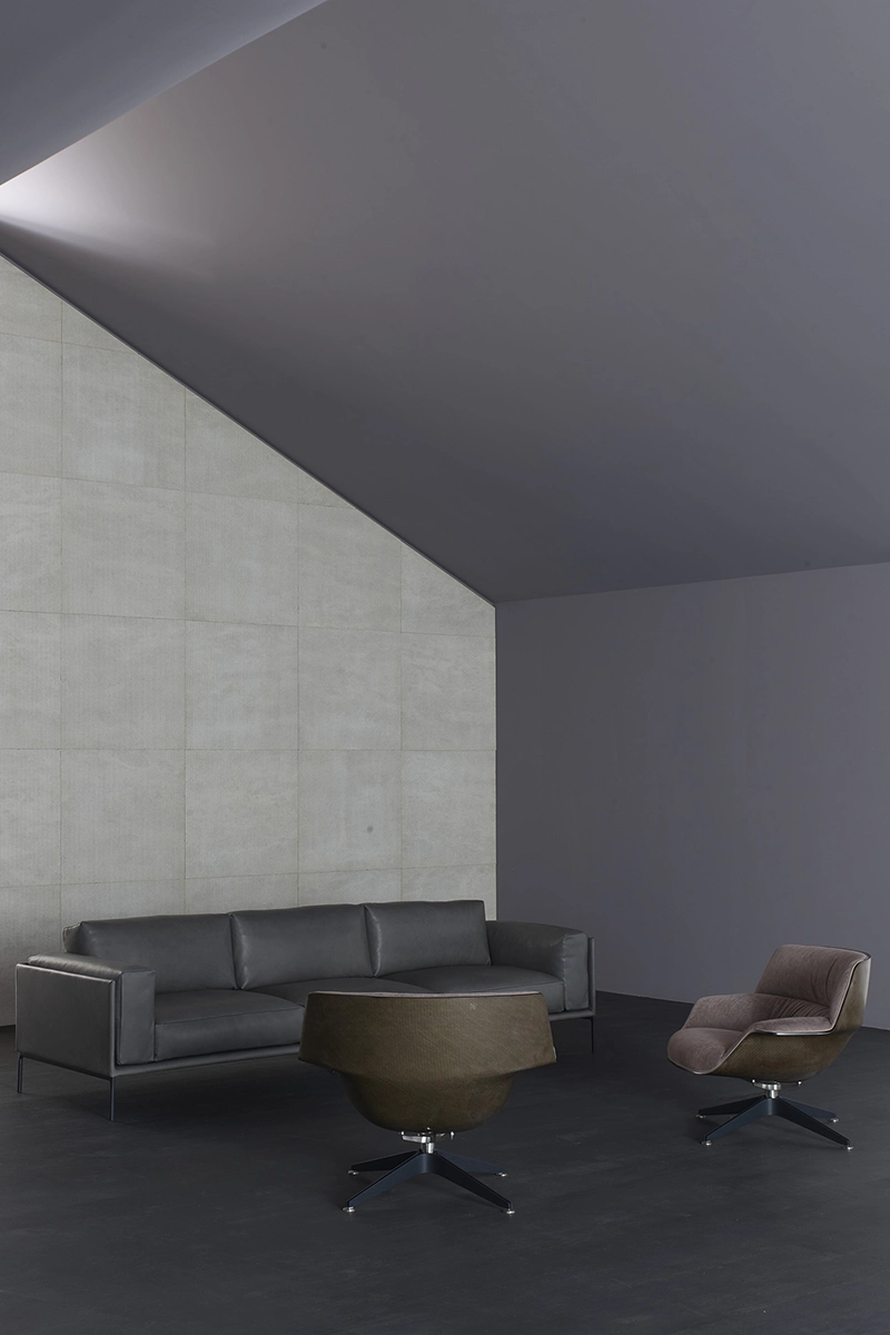 Giorgio canapé d’Amura Lab allie lignes modernes, structure élégante et confort exceptionnel pour un design italien raffiné. Disponible chez D-Style Interior.