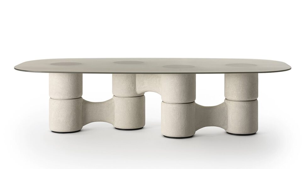 Molecola Gallotti&Radice table de salle à manger design D-Style Interior