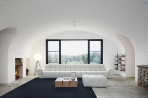 Palmo Coffee Table par Amura Lab – une table basse sculpturale au design italien contemporain, alliant élégance, équilibre et artisanat haut de gamme. Disponible chez D-Style Interior.