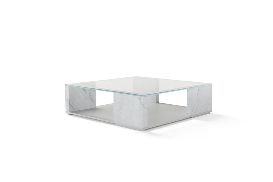 Quattropietre par Amura Lab – une table basse architecturale inspirée du nombre d’or, alliant rigueur, équilibre et intemporalité. Disponible chez D-Style Interior.