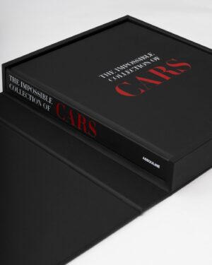 Livre design haut de gamme The Impossible Collection of Cars par Assouline, édition Ultimate sous écrin caoutchouc noir, disponible chez D-Style Interior.