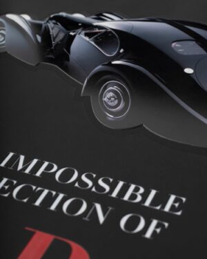 Livre design haut de gamme The Impossible Collection of Cars par Assouline, édition Ultimate sous écrin caoutchouc noir, disponible chez D-Style Interior.