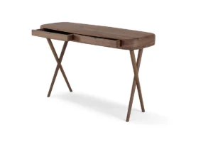 Vanity par Amura Lab incarne une féminité élégante et contemporaine. Console raffinée avec lignes sinueuses. Disponible chez D-Style Interior.