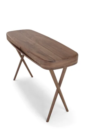 Vanity par Amura Lab incarne une féminité élégante et contemporaine. Console raffinée avec lignes sinueuses. Disponible chez D-Style Interior.