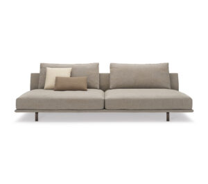 HAYDEN Canapé sans accoudoirs au design minimaliste avec assise flottante et dossiers hauts, Disponible chez D-Style Interior.