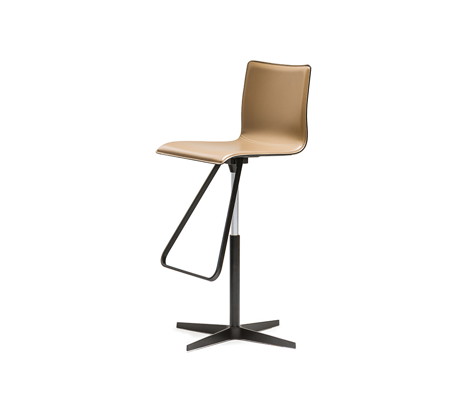 Tabouret TOTO X design haut de gamme en cuir par Cattelan Italia – Disponible chez D-Style Interior